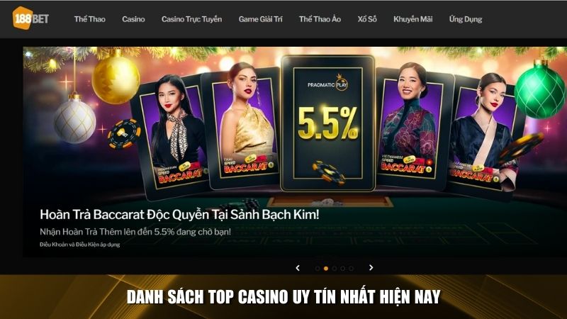 188Bet - sàn casino uy tín nhất hiện nay