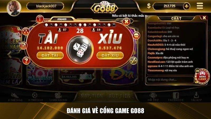 Đánh giá về cổng game GO88